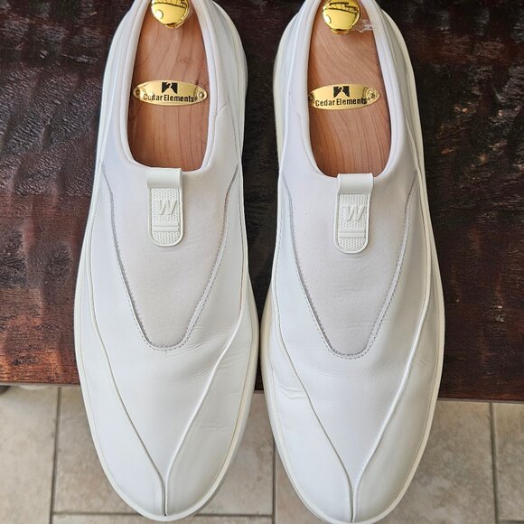 Wolf & Shepherd Men's Cruise TRE Slip On Sneakers, White, Sz 13 - Picture 3 of 16